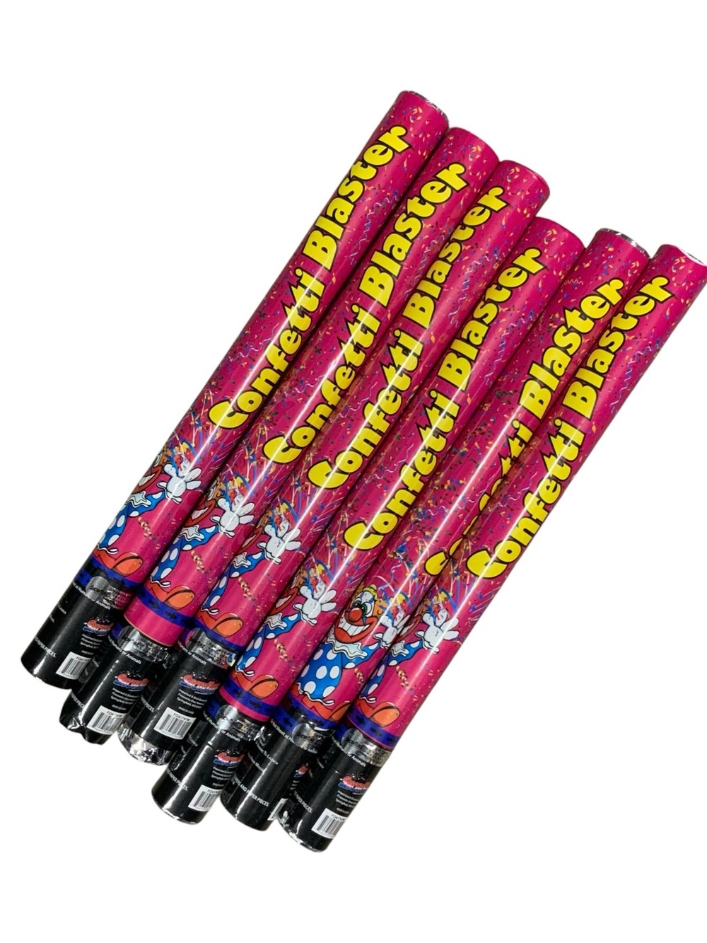 Showtime Confetti Blaster New & Sealed Lot of 6